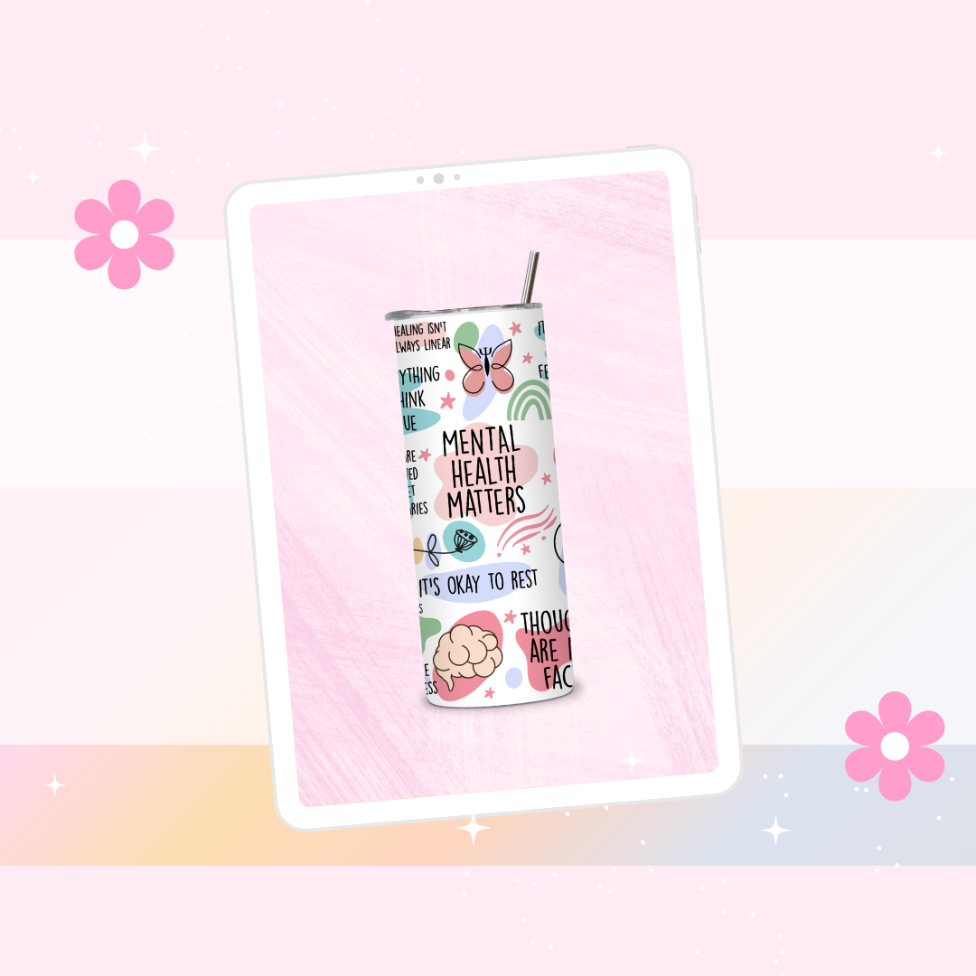 Mental Health matters drinks tumbler