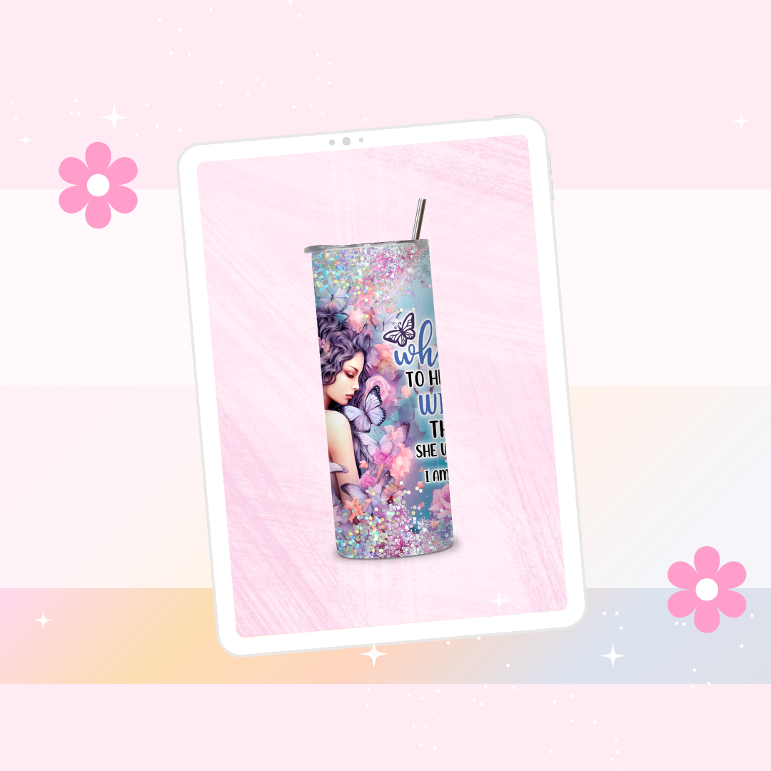 Whispered into the storm drinks tumbler
