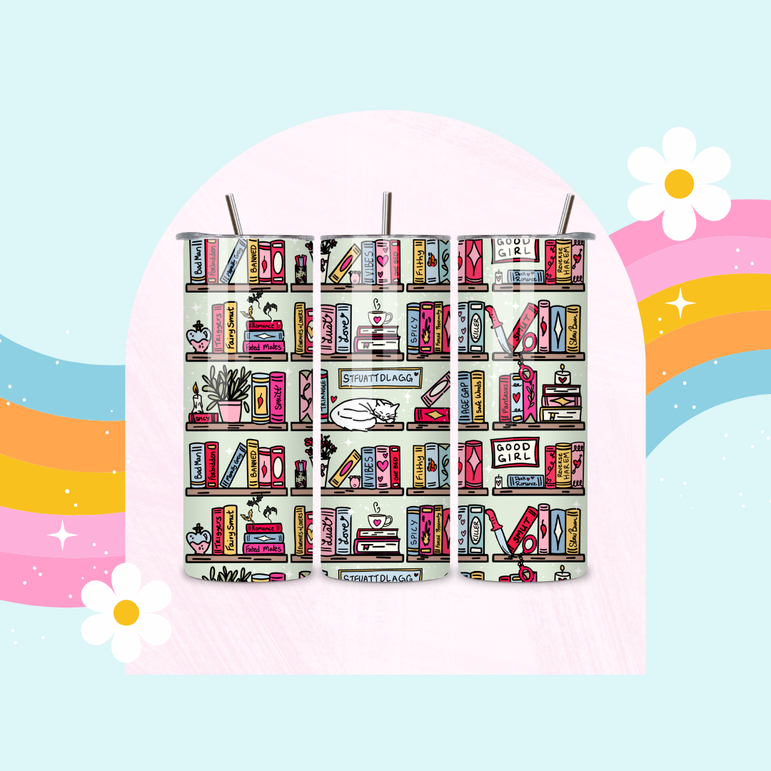 Smut Bookshelf drinks tumbler
