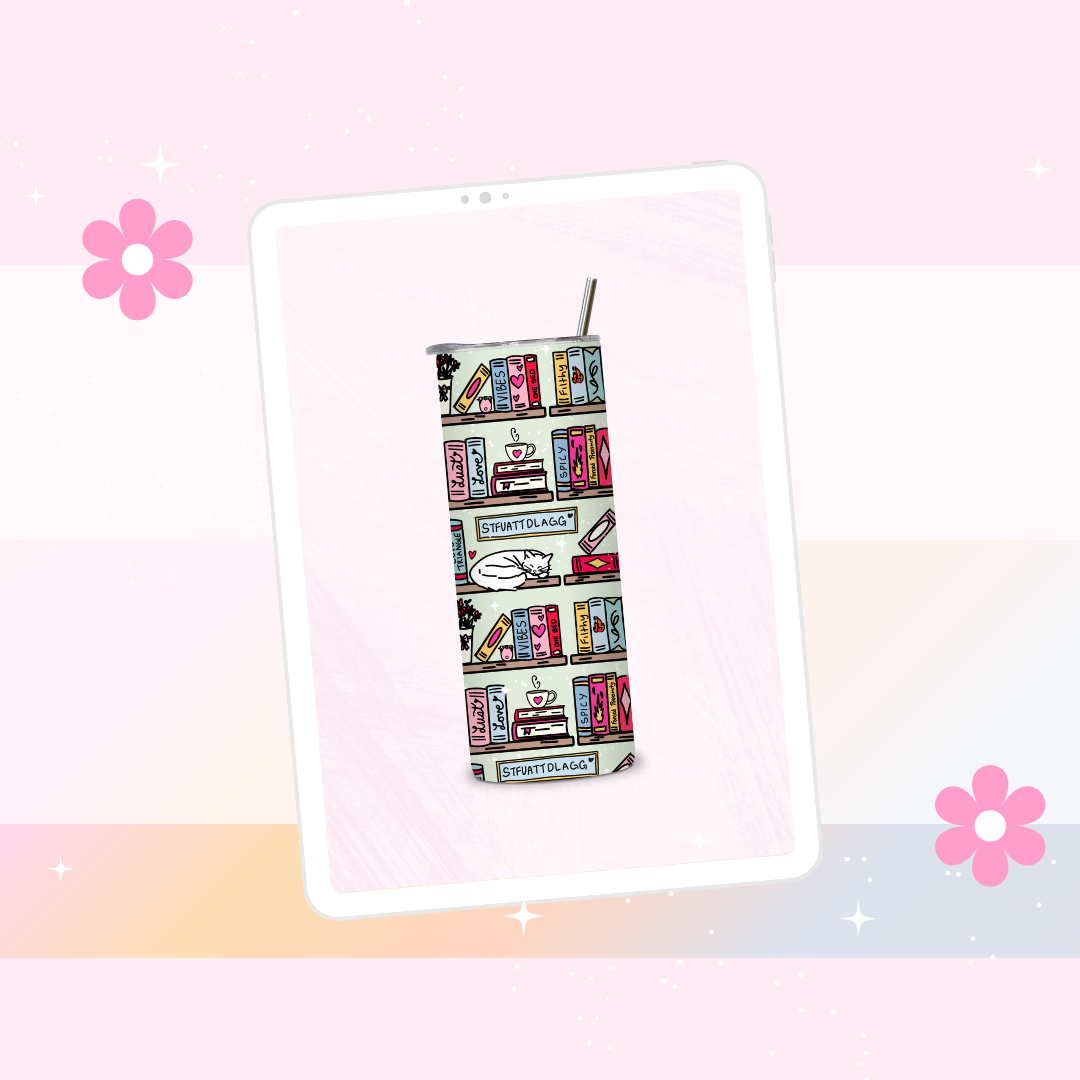 Smut Bookshelf drinks tumbler