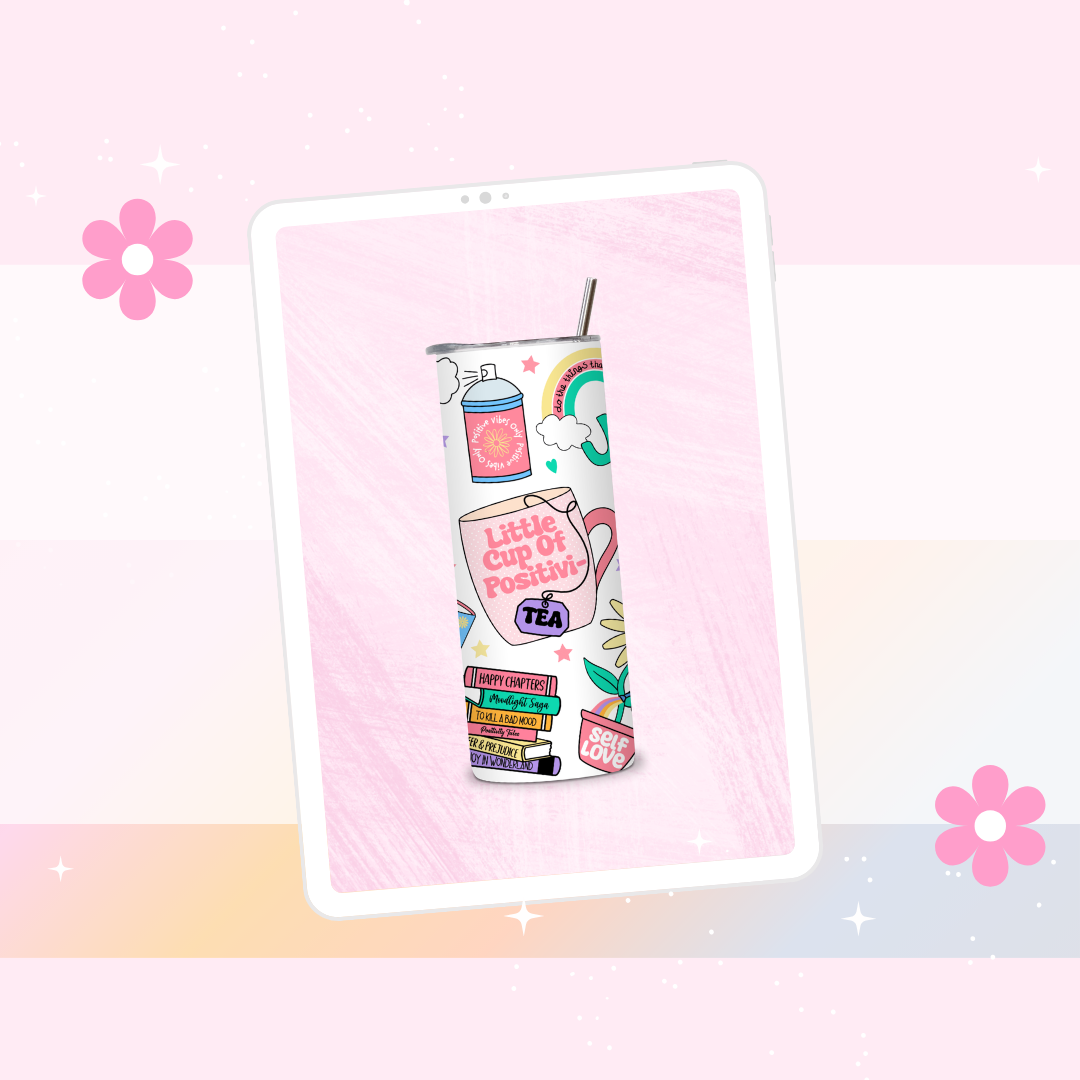 Little cup of positivity drinks tumbler