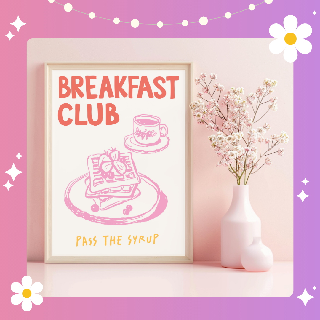 Breakfast Club Art Print