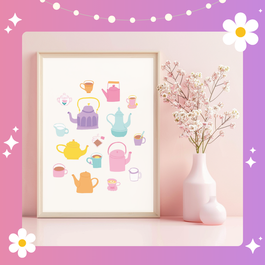 Tea Art Print