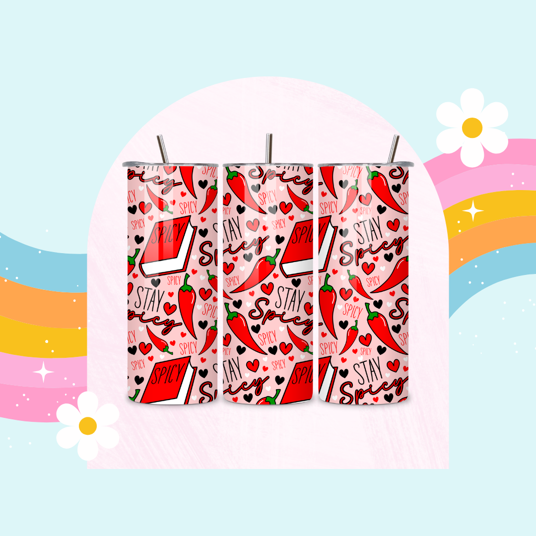 Stay Spicy drinks tumbler