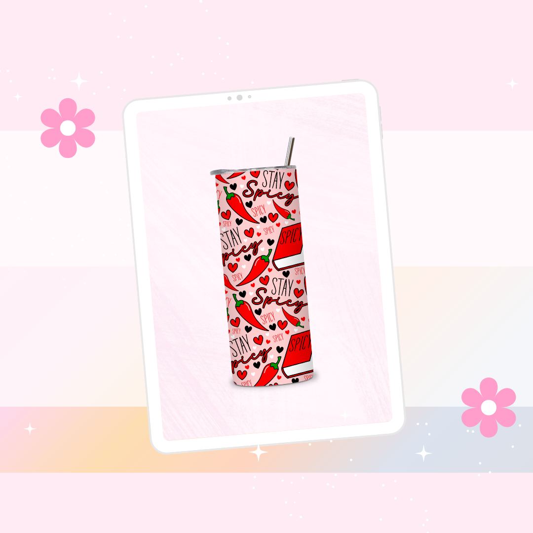 Stay Spicy drinks tumbler