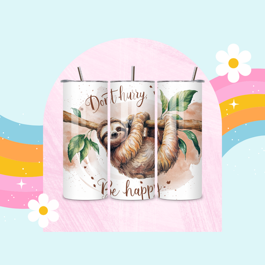 Dont worry be happy drinks tumbler