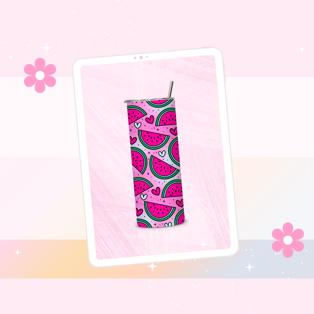Watermelon drinks tumbler