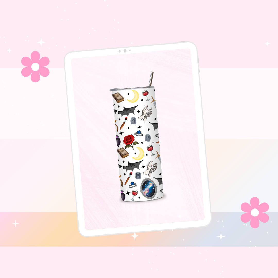 ACOTAR inspired drinks tumbler