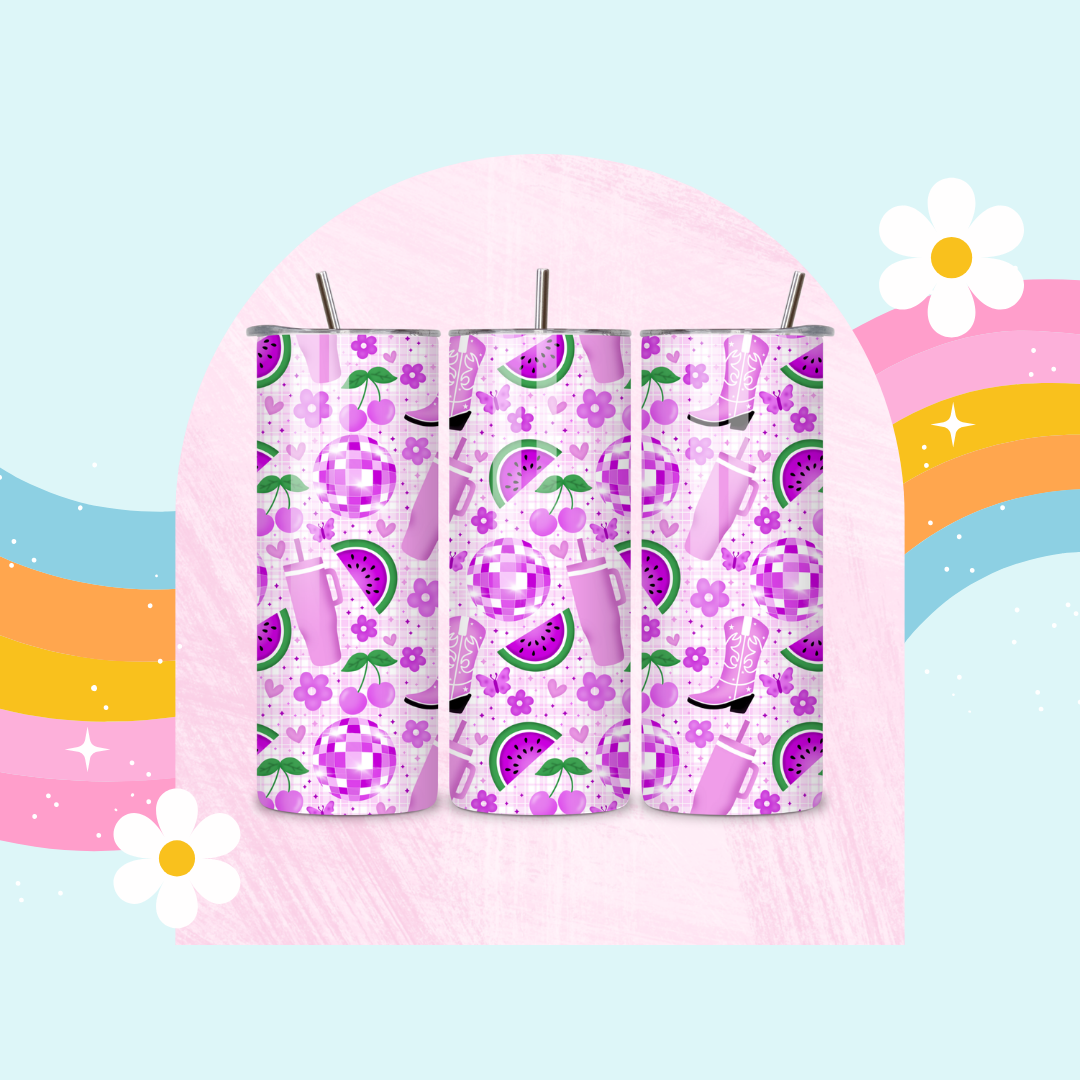 Watermelon Stanley pattern drinks tumbler