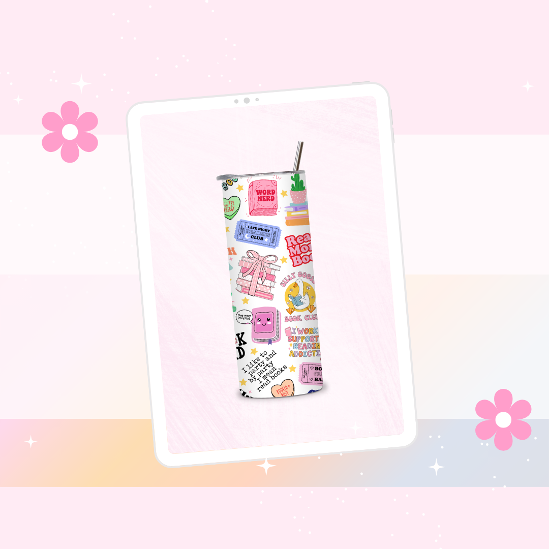 In my bookish era drinks tumbler
