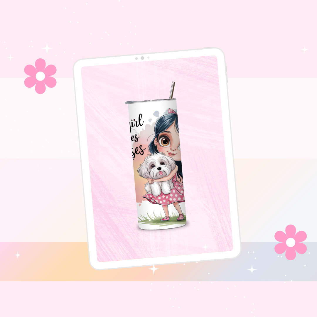 Just a girl who loves Malteses drinks tumbler
