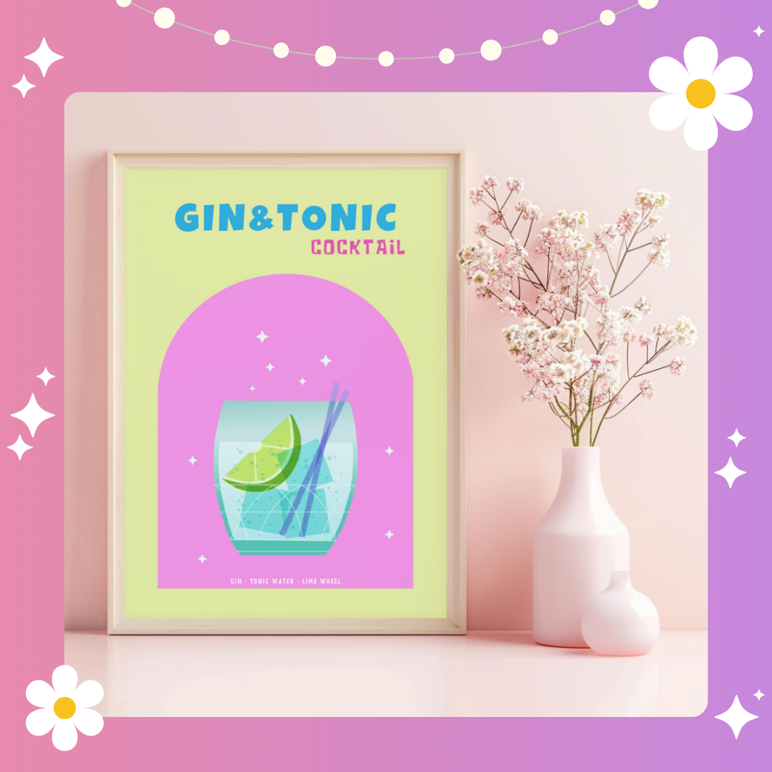 Gin and Tonic Art Print
