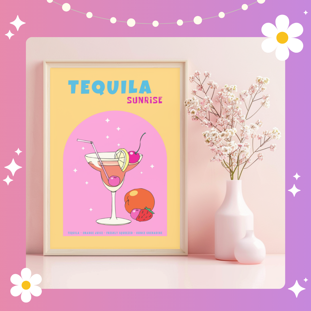 Tequila Sunrise Art Print