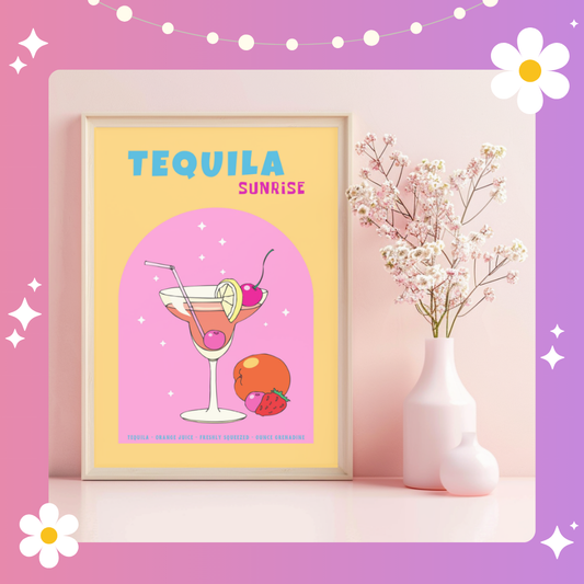 Tequila Sunrise Art Print