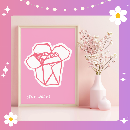 Send noods Art Print