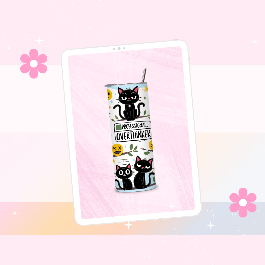 Professional Overthinker drinks tumbler
