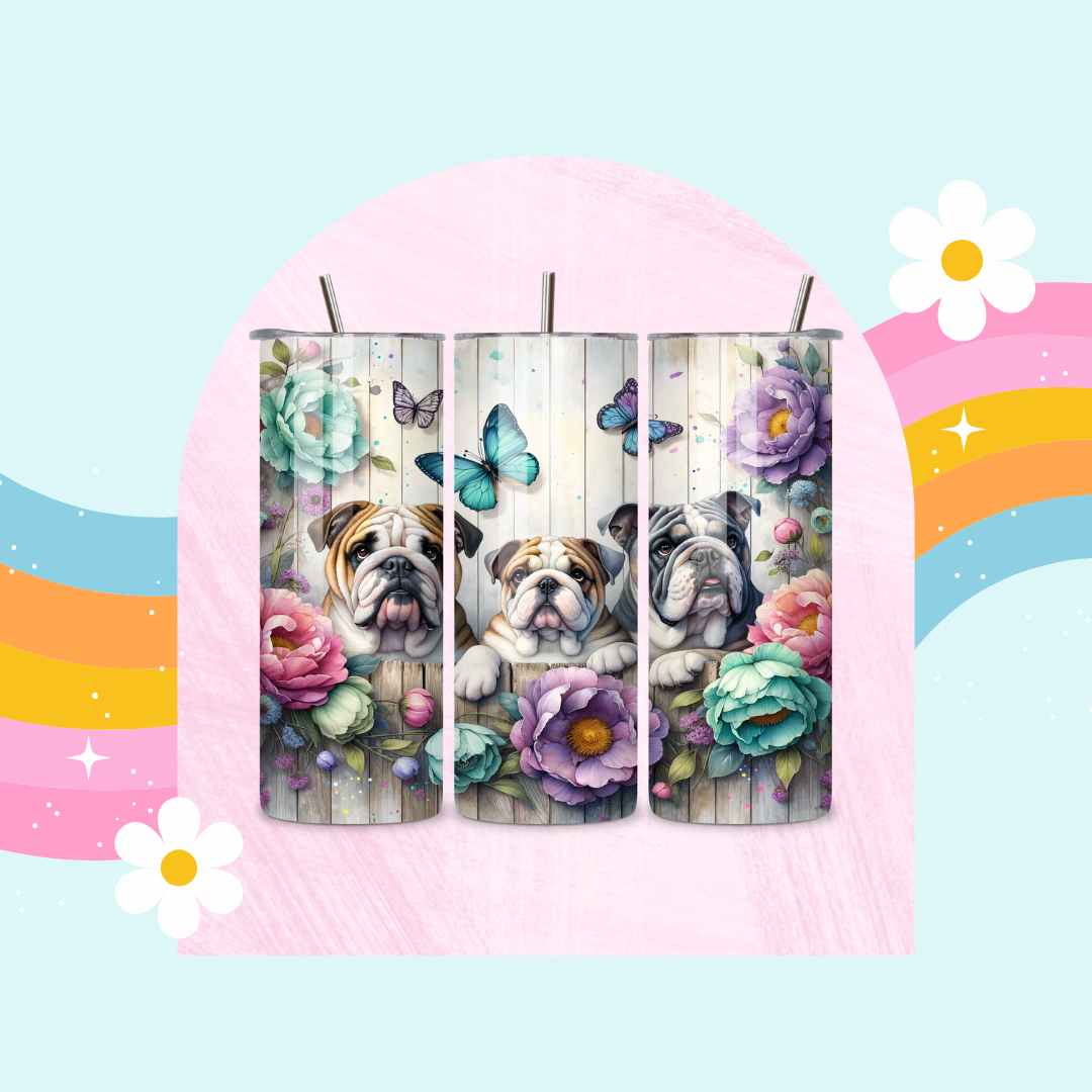 Trio bulldog drinks tumbler