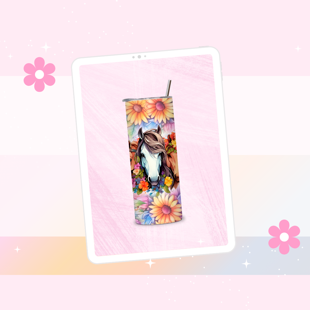 Wild Horses drinks tumbler