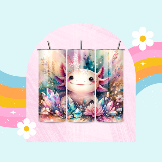 Axolotl drinks tumbler