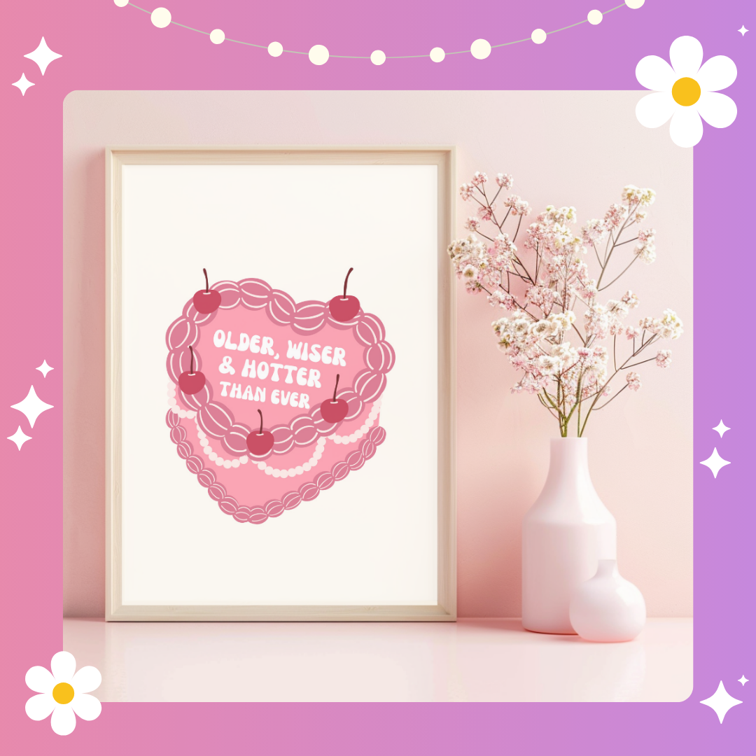 Older, wiser and hotter than ever Art Print