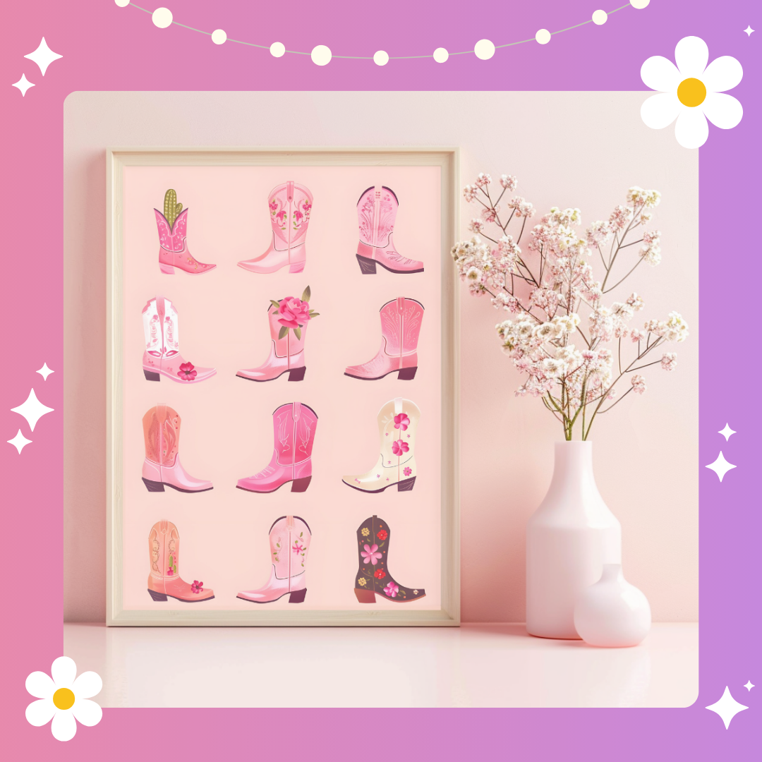 Multiple boots Art Print