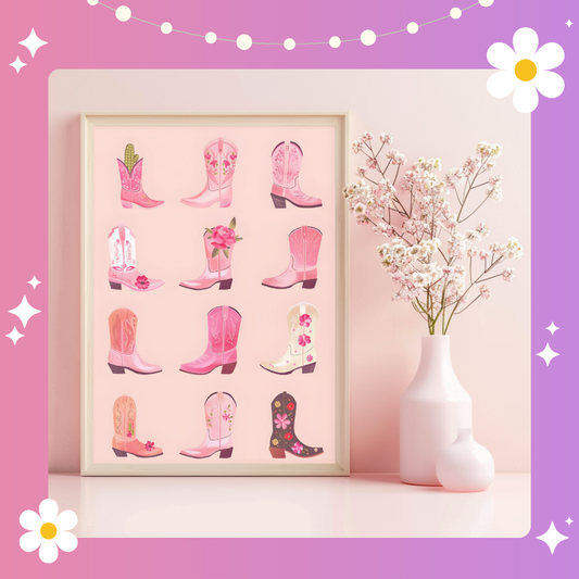 Multiple boots Art Print