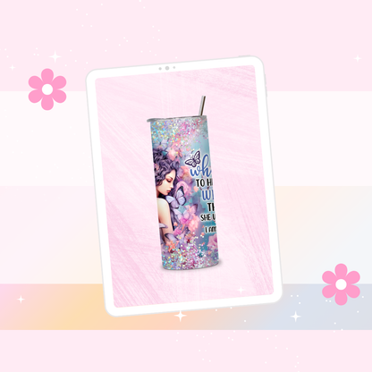 Whispered into the storm drinks tumbler