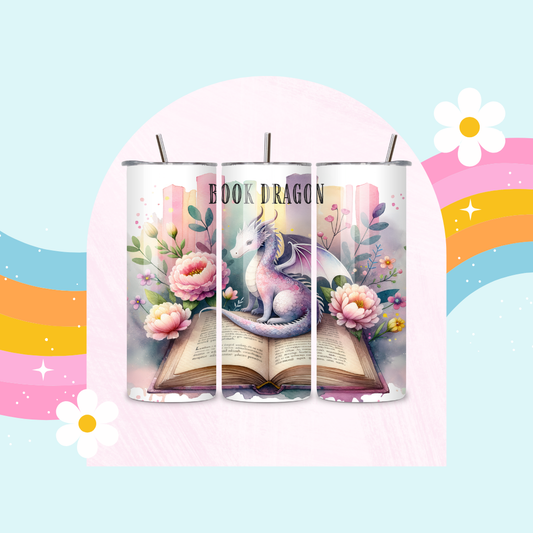Book Dragon drinks tumbler