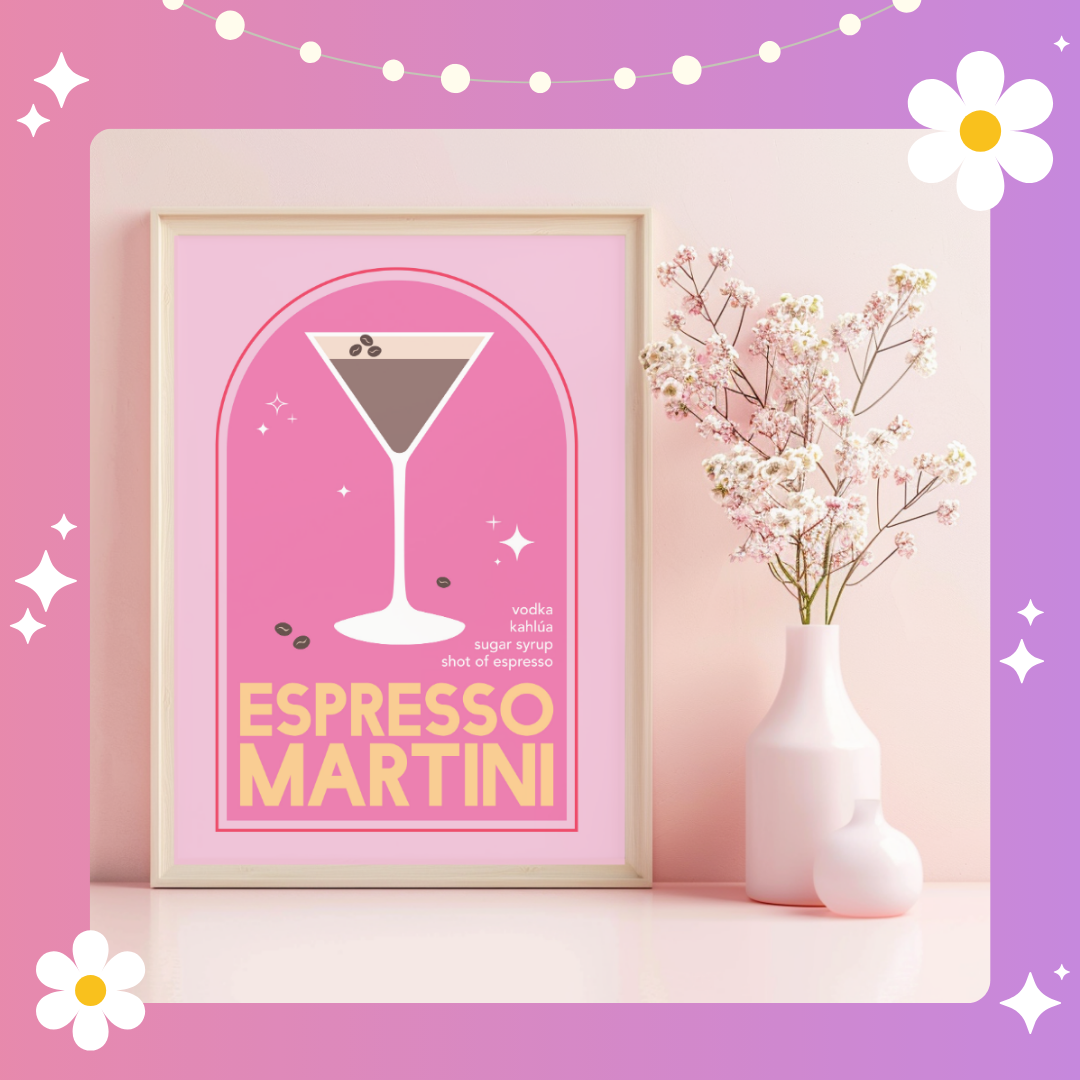 Espresso Martini Art Print