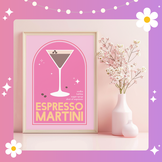 Espresso Martini Art Print