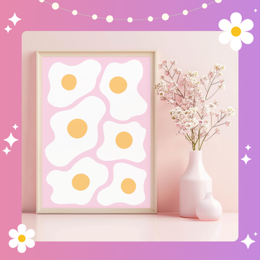 Eggs Art Print