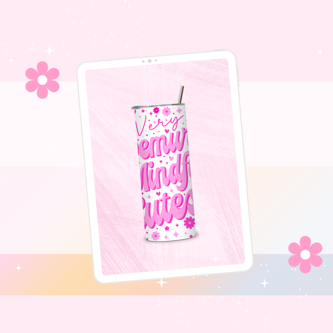 Demure, mindful, Cutesy drinks tumbler