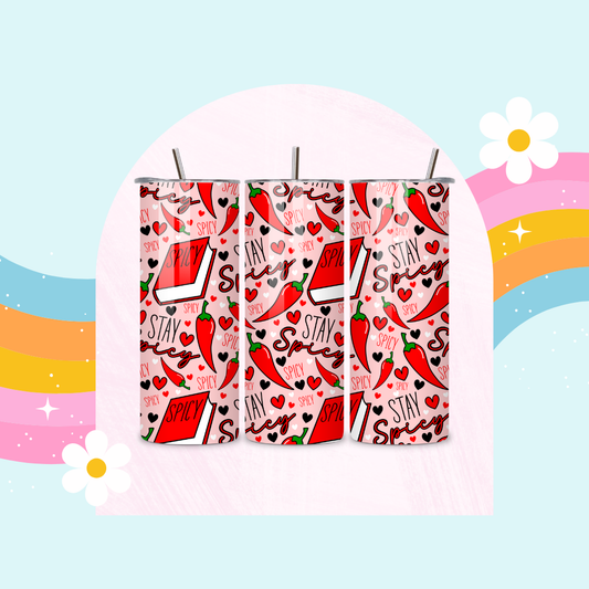 Stay Spicy drinks tumbler