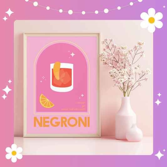 Negroni Art Print