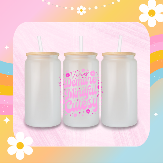 Demure, mindful, Cutesy libby glass