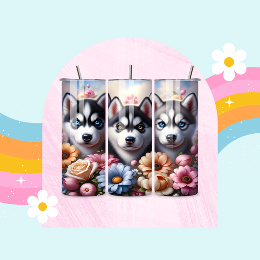 Wolf trio drinks tumbler