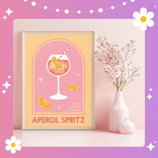 Aperol Spritz Art Print