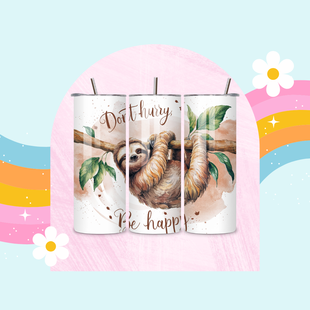 Dont worry be happy drinks tumbler