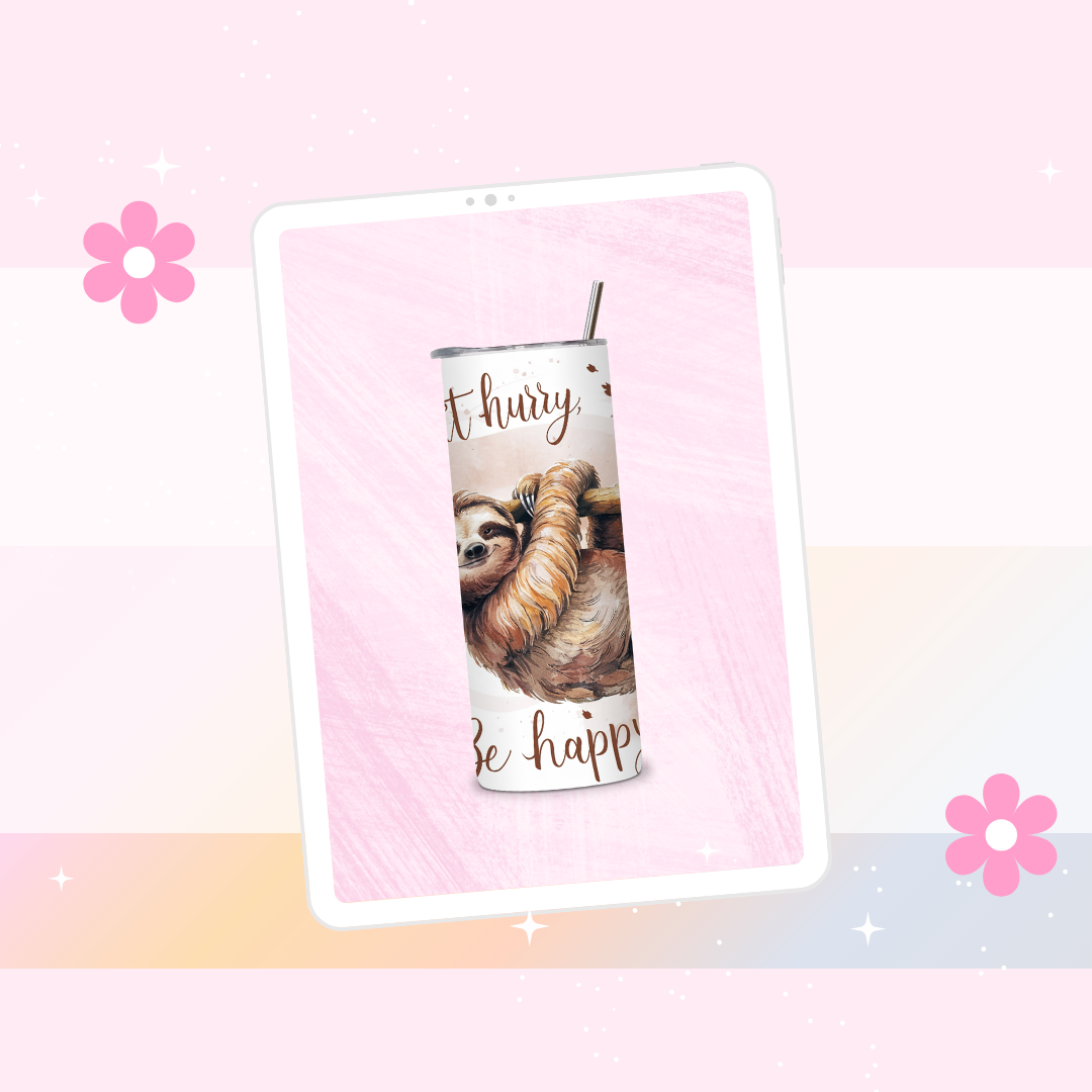 Dont worry be happy drinks tumbler