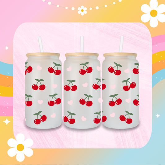 Cherries libby glass