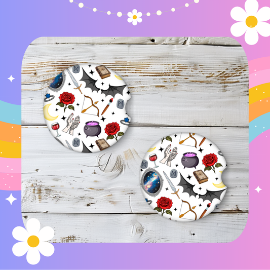 ACOTAR inspired coasters (pack of two)