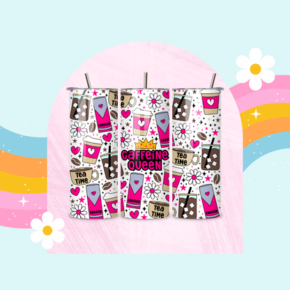 Caffeine Queen drinks tumbler