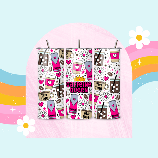 Caffeine Queen drinks tumbler