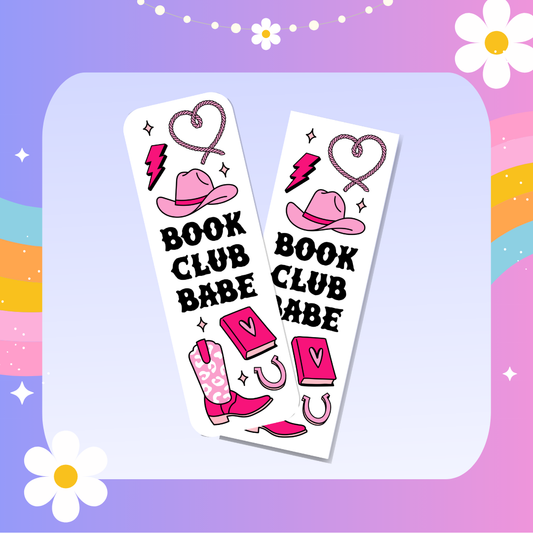 Book Club babe bookmark