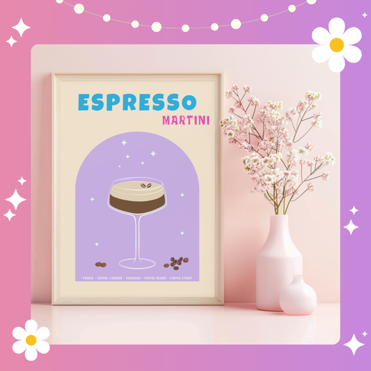 Espresso martini Art Print