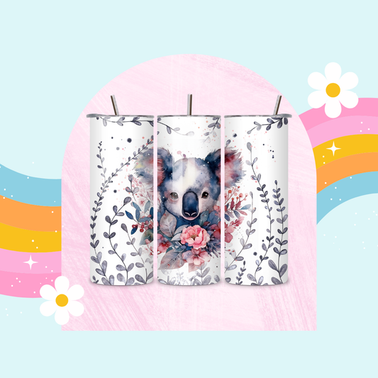 Koala drinks tumbler