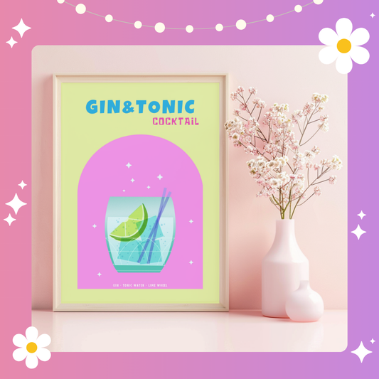 Gin and Tonic Art Print