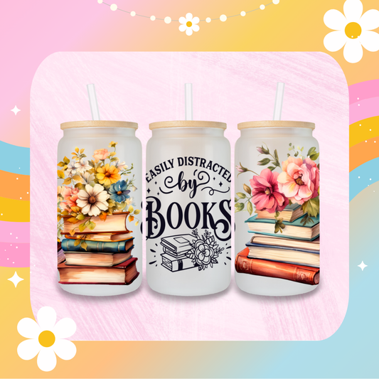 Easily distracted by books libby glass