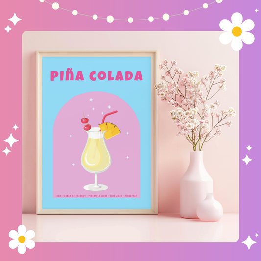 Pina Colada Art Print