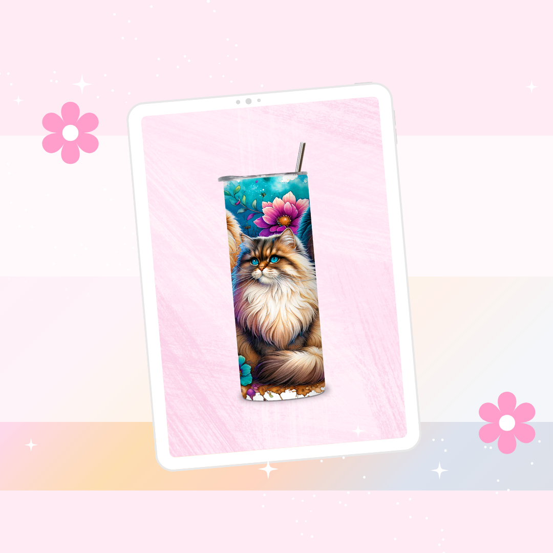 Trio cats drinks tumbler